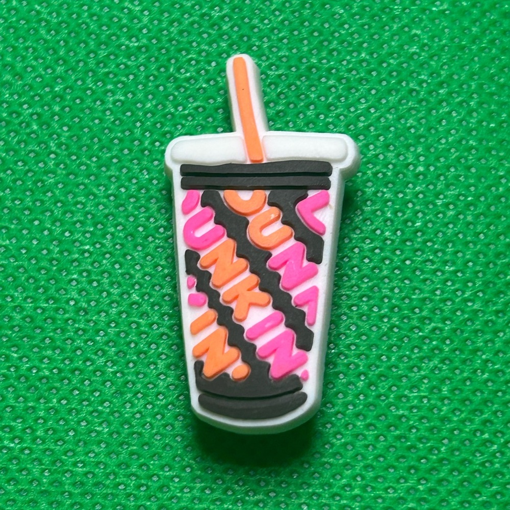 🌼 (5/$10 or 10/$15) NEW “Dunkin Donuts LOVER” Croc Charm Collection